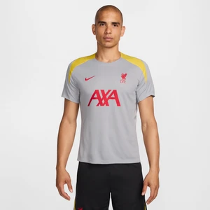 Męska dzianinowa koszulka piłkarska z krótkim rękawem Nike Dri-FIT Liverpool F.C. Strike (wersja trzecia) - Szary