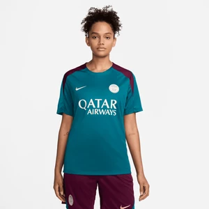 Męska dzianinowa koszulka piłkarska z krótkim rękawem Nike Dri-FIT Paris Saint-Germain Strike - Zieleń