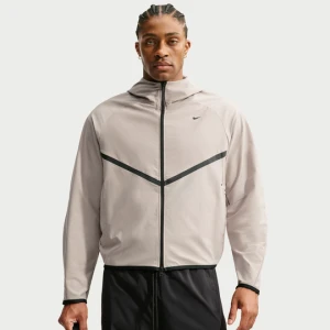 Męska dzianinowa kurtka z zamkiem na całej długości Shori Windrunner Nike Tech - Szary