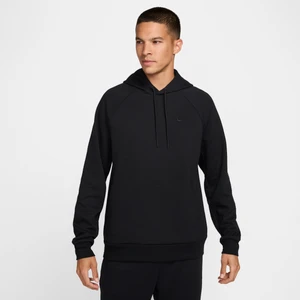 Męska funkcjonalna bluza z kapturem i ochroną przed promieniowaniem UV Dri-FIT Nike Primary Fleece - Czerń