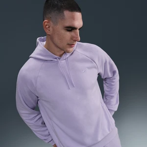 Męska funkcjonalna bluza z kapturem i ochroną przed promieniowaniem UV Dri-FIT Nike Primary Fleece - Fiolet