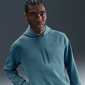 Męska funkcjonalna bluza z kapturem i ochroną przed promieniowaniem UV Dri-FIT Nike Primary Fleece - Niebieski