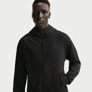 Zdjęcie produktu Męska funkcjonalna bluza z kapturem, zamkiem na całej długości i ochroną przed promieniowaniem UV Nike Primary NanoKnit Dri-FIT - Czerń