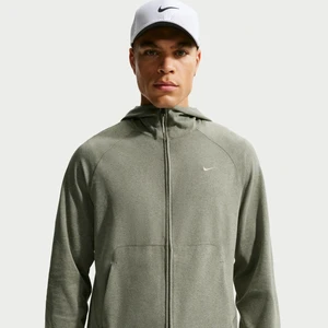Męska funkcjonalna bluza z kapturem, zamkiem na całej długości i ochroną przed promieniowaniem UV Nike Primary NanoKnit Dri-FIT - Zieleń