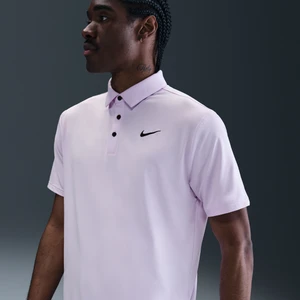 Męska gładka koszulka polo do golfa Dri-FIT Nike Tour - Fiolet