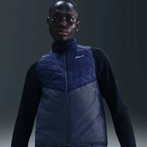 Męska kamizelka do biegania z syntetycznym wypełnieniem Nike Therma-FIT Repel - Niebieski
