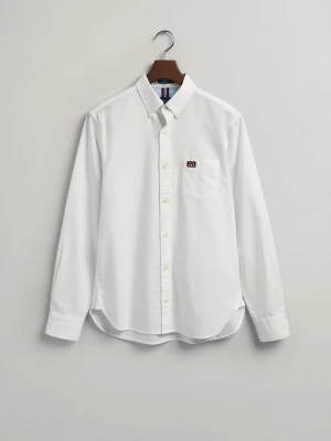 Gant Erkek Beyaz Regular Fit Düğmeli Yaka Gömlek