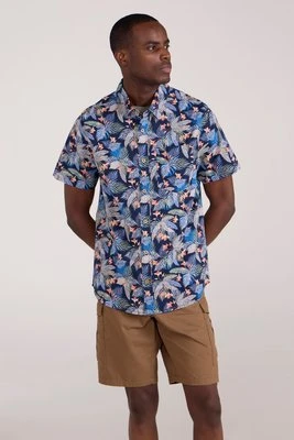 Męska koszula Tropical Printed - Blue Mountain Warehouse