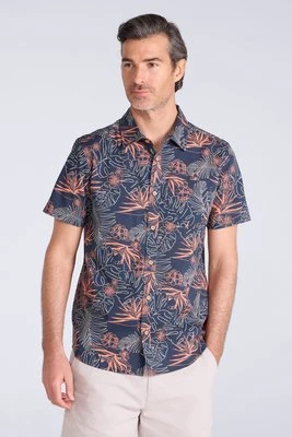 Męska koszula Tropical Printed - Navy Mountain Warehouse