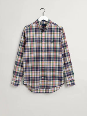 Męska Koszula W Kolorową Kratkę Regular Fit GANT