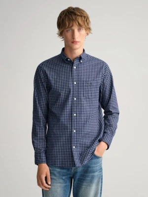 Męska Koszula W Kratkę Vichy z Przędzy Jaspe Regular Fit GANT