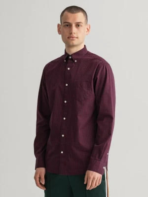 Męska Koszula z Popeliny 2-Kolorowa Gingham Regular Fit GANT