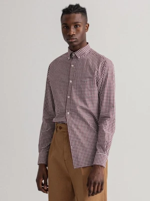 Męska Koszula z Popeliny Gingham Regular Fit GANT
