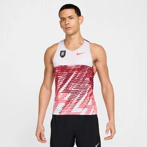 Męska koszulka bez rękawów do biegania Dri-FIT ADV Nike AeroSwift BTC - Biel