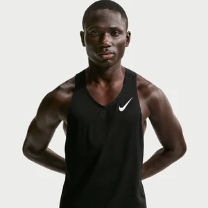 Męska koszulka bez rękawów do biegania Dri-FIT ADV Nike AeroSwift - Czerń