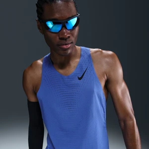 Męska koszulka bez rękawów do biegania Dri-FIT ADV Nike AeroSwift - Niebieski