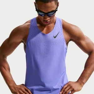Męska koszulka bez rękawów do biegania Dri-FIT ADV Nike AeroSwift - Niebieski