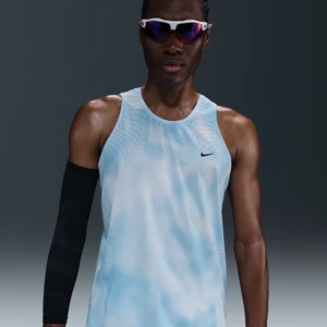 Męska koszulka bez rękawów do biegania Dri-FIT ADV Nike Running Division Breathe - Niebieski