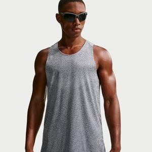 Męska koszulka bez rękawów do biegania Dri-FIT ADV Nike Stride - Szary