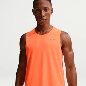 Męska koszulka bez rękawów do biegania Dri-FIT Nike Miler - Pomarańczowy