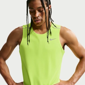 Męska koszulka bez rękawów do biegania Dri-FIT Nike Miler - Żółty
