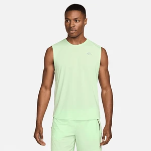 Męska koszulka bez rękawów do biegania Dri-FIT Nike Solar Chase - Zieleń