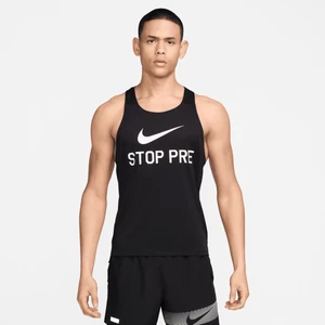 Męska koszulka bez rękawów do biegania Nike Fast Run Energy - Czerń