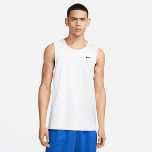 Męska koszulka bez rękawów do fitnessu Nike Dri-FIT Hyverse - Biel