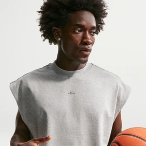 Męska koszulka bez rękawów do koszykówki Dri-FIT Nike Standard Issue - Szary