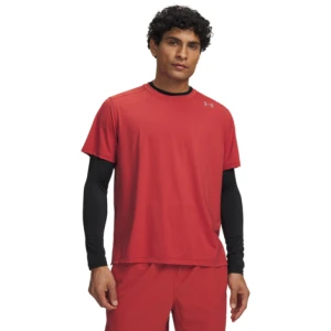 Męska koszulka do biegania Under Armour UA Velociti Pro Shortsleeve - czerwona