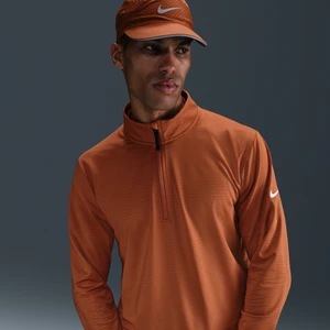 Męska koszulka do golfa z zamkiem 1/2 Dri-FIT Nike Victory - Pomarańczowy