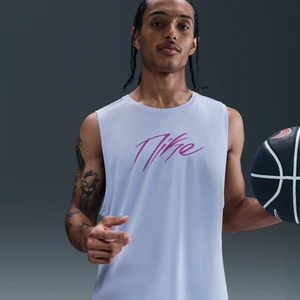 Męska koszulka do koszykówki Dri-FIT Nike Icon - Niebieski