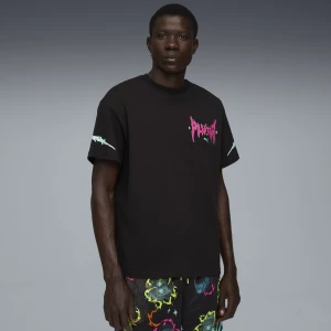 Zdjęcie produktu Męska koszulka do koszykówki I PUMA × RICK AND MORTY, Odzież, Czarny,