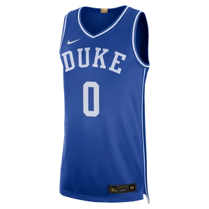 Męska koszulka do koszykówki Nike Dri-FIT College Duke Limited - Niebieski