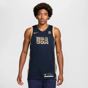 Męska koszulka do koszykówki Nike USA Limited - Niebieski