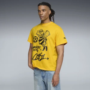 Zdjęcie produktu Męska koszulka do koszykówki PUMA HOOPS x MANCHESTER CITY, Odzież, Żółty,