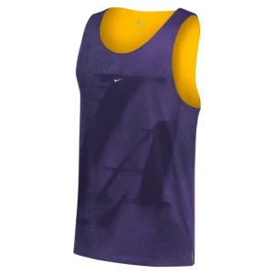 Męska koszulka do koszykówki z siateczki Los Angeles Lakers Standard Issue Nike - Fiolet