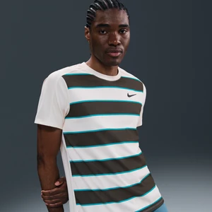 Męska koszulka do tenisa Dri-FIT ADV NikeCourt Slam - Brązowy