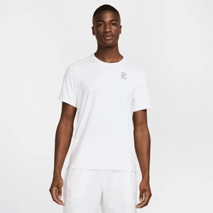 Męska koszulka do tenisa Dri-FIT NikeCourt Advantage - Biel