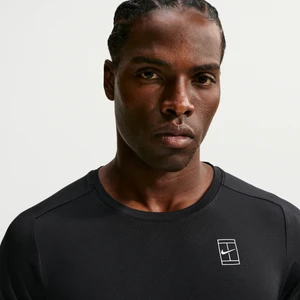 Męska koszulka do tenisa Dri-FIT NikeCourt Advantage - Czerń