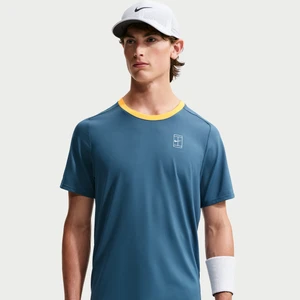 Męska koszulka do tenisa Dri-FIT NikeCourt Advantage - Niebieski