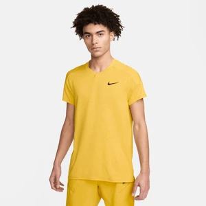 Męska koszulka do tenisa Dri-FIT NikeCourt Slam - Żółty