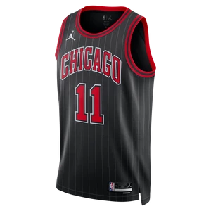 Męska koszulka Jordan Dri-FIT NBA Swingman Chicago Bulls Statement Edition - Czerń