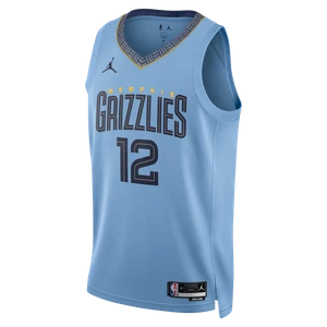 Męska koszulka Jordan Dri-FIT NBA Swingman Memphis Grizzlies Statement Edition - Niebieski