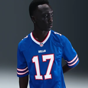 Męska koszulka meczowa do futbolu amerykańskiego NFL Buffalo Bills (Josh Allen) - Niebieski Nike
