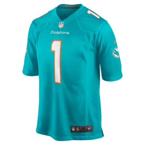 Męska koszulka meczowa do futbolu amerykańskiego NFL Miami Dolphins (Tua Tagovailoa) - Zieleń Nike