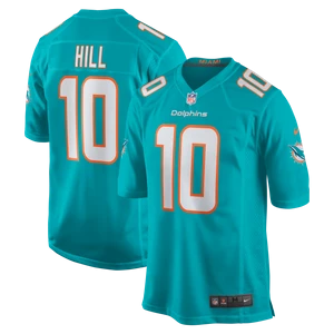 Męska koszulka meczowa do futbolu amerykańskiego NFL Miami Dolphins (Tyreek Hill) - Zieleń Nike