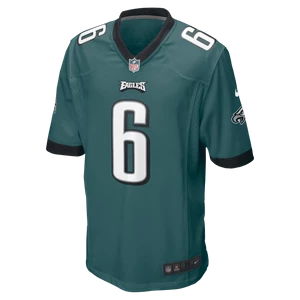 Męska koszulka meczowa do futbolu amerykańskiego NFL Philadelphia Eagles (Devonta Smith) - Zieleń Nike