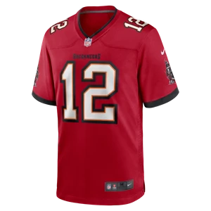 Męska koszulka meczowa do futbolu amerykańskiego NFL Tampa Bay Buccaneers (Tom Brady) - Czerwony Nike