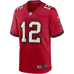 Męska koszulka meczowa NFL Tampa Bay Buccaneers (Tom Brady) - Czerwony Nike